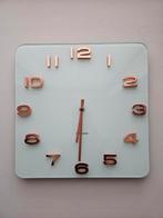 Karlsson glazen wandklok, Ophalen, Zo goed als nieuw, Analoog, Wandklok