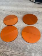 Nescafé Aluminium Onderzetters - Zware Kwaliteit, Ophalen of Verzenden, Gebruikt, Glas of Kopje