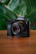 Uitstekende Sony A7 Mark 1 + Minolta 45mm F2, Audio, Tv en Foto, Compact, Ophalen of Verzenden, Zo goed als nieuw, Sony