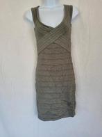 Prachtige grijs-zilveren jurk, glitter mt M merk Coolcat, Maat 38/40 (M), ., Cocktailjurk, Ophalen of Verzenden