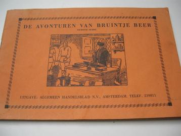 Oud stripboekje v d avonturen v bruintje beer 1e serie €10.- beschikbaar voor biedingen
