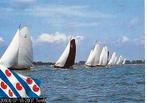 Ansichtkaart	Friesland	zeilschepen, Verzenden, 1960 tot 1980, Gelopen, Friesland