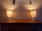 Te koop 2 stenen tafellampen, hoogte 30cm, bovenkant 20cm di, Huis en Inrichting, Lampen | Tafellampen, Ophalen, Zo goed als nieuw