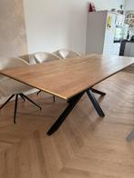Eikenhouten Eettafel Matrix Poot, Huis en Inrichting, Ophalen, Gebruikt, 100 tot 150 cm, Eikenhout