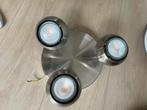 Plafondlamp van Gamma inc 3 spots, Huis en Inrichting, Lampen | Spots, Ophalen, Gebruikt