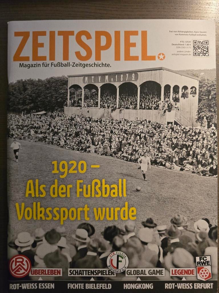 Zeitspiel 18 - Duits voetbalmagazine, Verzamelen, Sportartikelen en Voetbal, Ophalen of Verzenden, Zo goed als nieuw