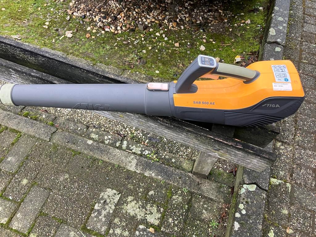 Stiga ab 500 Bladblazer - Nieuw!, Ophalen of Verzenden, Nieuw, Accu, Handgedragen