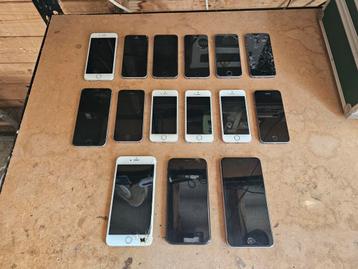 Partij diverse iPhones (16 stuks) beschikbaar voor biedingen