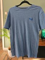 Superdry T-shirt Maat L, Maat 52/54 (L), Blauw, Ophalen of Verzenden, Gedragen
