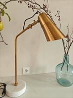 Pols Potten messing lamp met marmeren voet, Huis en Inrichting, Ophalen of Verzenden, Zo goed als nieuw, Minder dan 50 cm