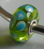Trollbeads TURKOOIZEN GROEN STIP, Sieraden, Tassen en Uiterlijk, Bedels, -, Verzenden, -, Zo goed als nieuw