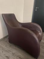 design relax fauteuil stoel, Huis en Inrichting, Fauteuils, Ophalen, Minder dan 50 cm, Gebruikt, Leer