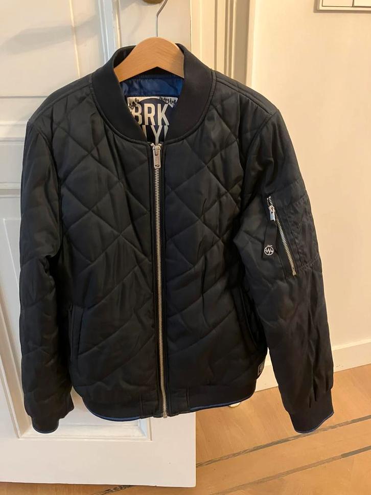 Blauwe Jas van IKKS Zo goed als nieuw, Kinderen en Baby's, Kinderkleding | Maat 152, Zo goed als nieuw, Jongen of Meisje, Jas