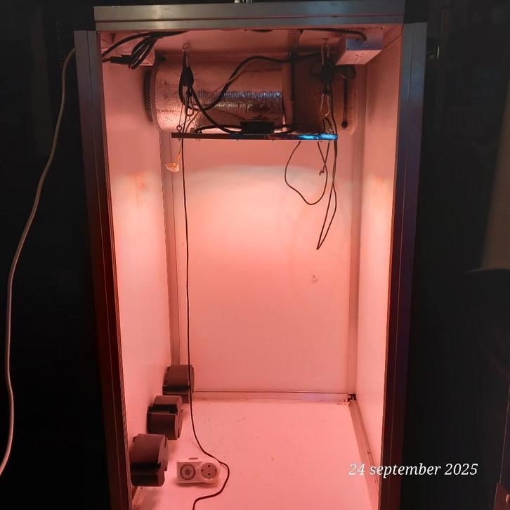 Kweekkast G-Tools Bonanza Mini inclusief ledlamp., Tuin en Terras, Kassen, Gebruikt, Kweekkas, Aluminium, Overige materialen, Ophalen