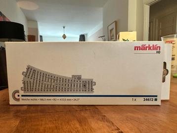 Marklin 24612 C-Rails Rechts - Zo Goed Als Nieuw! beschikbaar voor biedingen