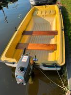 Polyester boot met trailer en Motor, Ophalen, Gebruikt