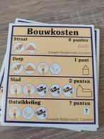 Bouwkosten bouwkostkaarten kolonisten van catan, Nieuw, Ophalen of Verzenden