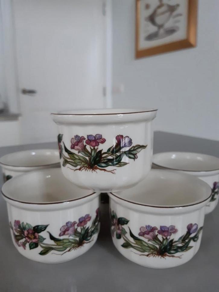 6 soufflé ovenschaaltjes Villeroy en Boch Botanica, Huis en Inrichting, Keuken | Servies, Zo goed als nieuw, Schaal of Schalen