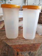 Zgan  tupperware  ruimte spaarder  2 stuks, Ophalen of Verzenden, Zo goed als nieuw, Oranje, Overige typen