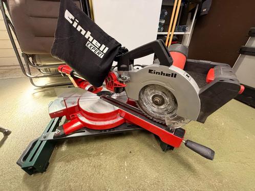 Afkortzaag - Einhell Expert TE-SM 2131 Dual – 210mm, Doe-het-zelf en Verbouw, Gereedschap | Zaagmachines, Gebruikt, Afkortzaag