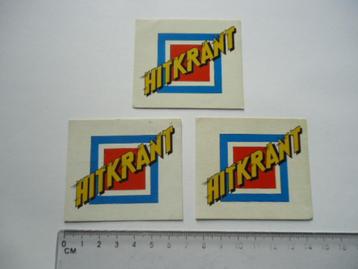 sticker oud HITKRANT pop popmuziek retro blad popmusic beschikbaar voor biedingen