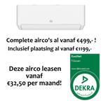 Airco kopen?! - Nu snel geplaatst ! STEK gecertificeerd !, Garantie, Onderhoud