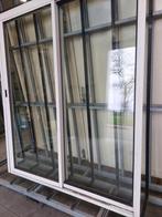 Aluminium schuifpui met dubbelglas, Doe-het-zelf en Verbouw, Ophalen of Verzenden, Aluminium, Schuifpui, 225 cm of meer