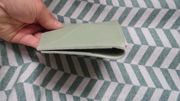 atelier Zand Erover Amsterdam, leren portemonnee, nieuw, Sieraden, Tassen en Uiterlijk, Portemonnees, Nieuw, Overige merken, Groen
