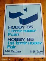 Hobby '85 İzmir affiche., Ophalen of Verzenden, A1 t/m A3, Reclame, Rechthoekig Staand