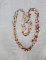 Ketting lang zelf gemaakt mix kleine en houten kralen. z.f., Ophalen of Verzenden, Nieuw, Overige materialen