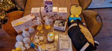 Medela kolf met vele extra's  beschikbaar voor biedingen