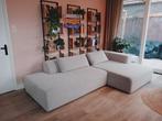 Mooie zgan elementenbank, hoekbank, 4x6 sofa in beige/grijs, Ophalen of Verzenden, Zo goed als nieuw