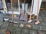 Tuin Gereedschap Set – Hark, Bladhark, 2 Schoppen en Onkruid, Tuin en Terras, Hand-tuingereedschap, Ophalen of Verzenden, Gebruikt