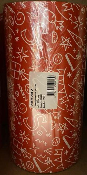 Sinterklaas Cadeaupapier SINT 200 meter lang 30 cm breed, Diversen, Cadeaupapier, Nieuw, Ophalen of Verzenden