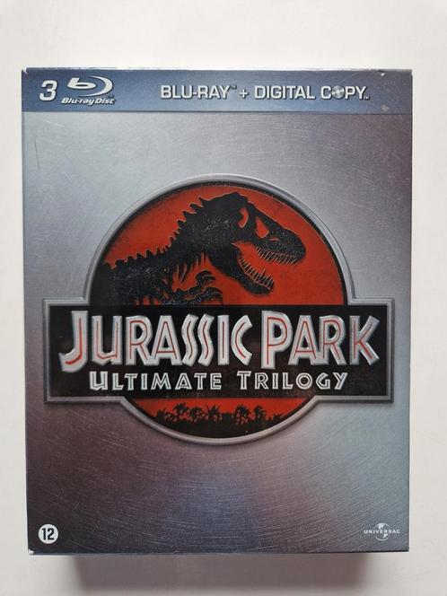 Jurassic Park, ultimate trilogy op Blue-Ray, Cd's en Dvd's, Blu-ray, Gebruikt, Filmhuis, Ophalen of Verzenden