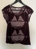 Blouse MLY van designer Emily Hermans, Paars, Ophalen of Verzenden, Zo goed als nieuw, MLY