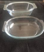 2 glazen schalen ovaal : Nieuw, Nieuw, Ophalen of Verzenden, Overige stijlen, Glas