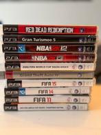 10 spellen PS3 waaronder FIFA, Grand Turismo en GTA, Spelcomputers en Games, Games | Sony PlayStation 3, Ophalen, 1 speler, Zo goed als nieuw