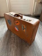Vintage reiskoffer, Sieraden, Tassen en Uiterlijk, Koffers, Ophalen, Overige materialen, Gebruikt, Minder dan 50 cm