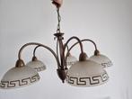 Mooie Meervoudige Hanglamp, Ophalen, Gebruikt, Klassiek, Glas
