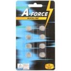 A-Force knoopcelbatterijen AG13/LR44 1,5V 8 stuks, Ophalen, Nieuw