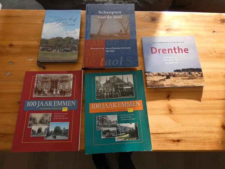 Drenthe boeken,oa Scheupers van toal,Drents Boeren-boek etc, Boeken, Geschiedenis | Stad en Regio, Gelezen, Ophalen of Verzenden