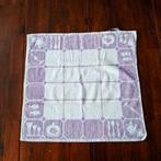 Elias, vintage keukendoek in lila/wit, Antiek en Kunst, Ophalen of Verzenden