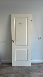 Opdek deur met nerf 201,5x73 cm, wit, skantrae + wc slot, Ophalen, Zo goed als nieuw, Binnendeur, 200 tot 215 cm