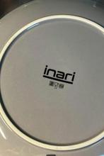 2 borden inhari grijs 21 5cm met moetief heel, Huis en Inrichting, Keuken | Servies, Ophalen of Verzenden, Porselein, Overige stijlen