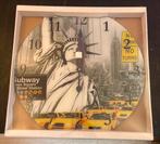 Glazen Wandklok - Rond 55 cm, Ophalen of Verzenden, Nieuw, Analoog, Wandklok