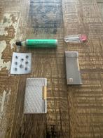 Dupont Gatsby & Givenchy aansteker - Zilver/Goud, Verzamelen, Rookartikelen, Aanstekers en Luciferdoosjes, Ophalen of Verzenden