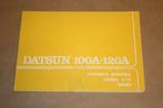 Datsun 100A - 120A Owner's Manual Model E10 Series - 1976, Ophalen of Verzenden