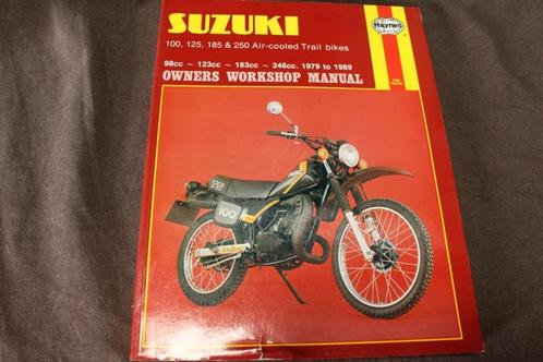 Suzuki TS100 TS125 TS185 TS250 1979-1989 werkplaatsboek, Motoren, Handleidingen en Instructieboekjes, Suzuki, Ophalen of Verzenden