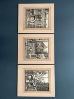 Prachtige oude prenten van Amsterdam, Antiek en Kunst, Ophalen